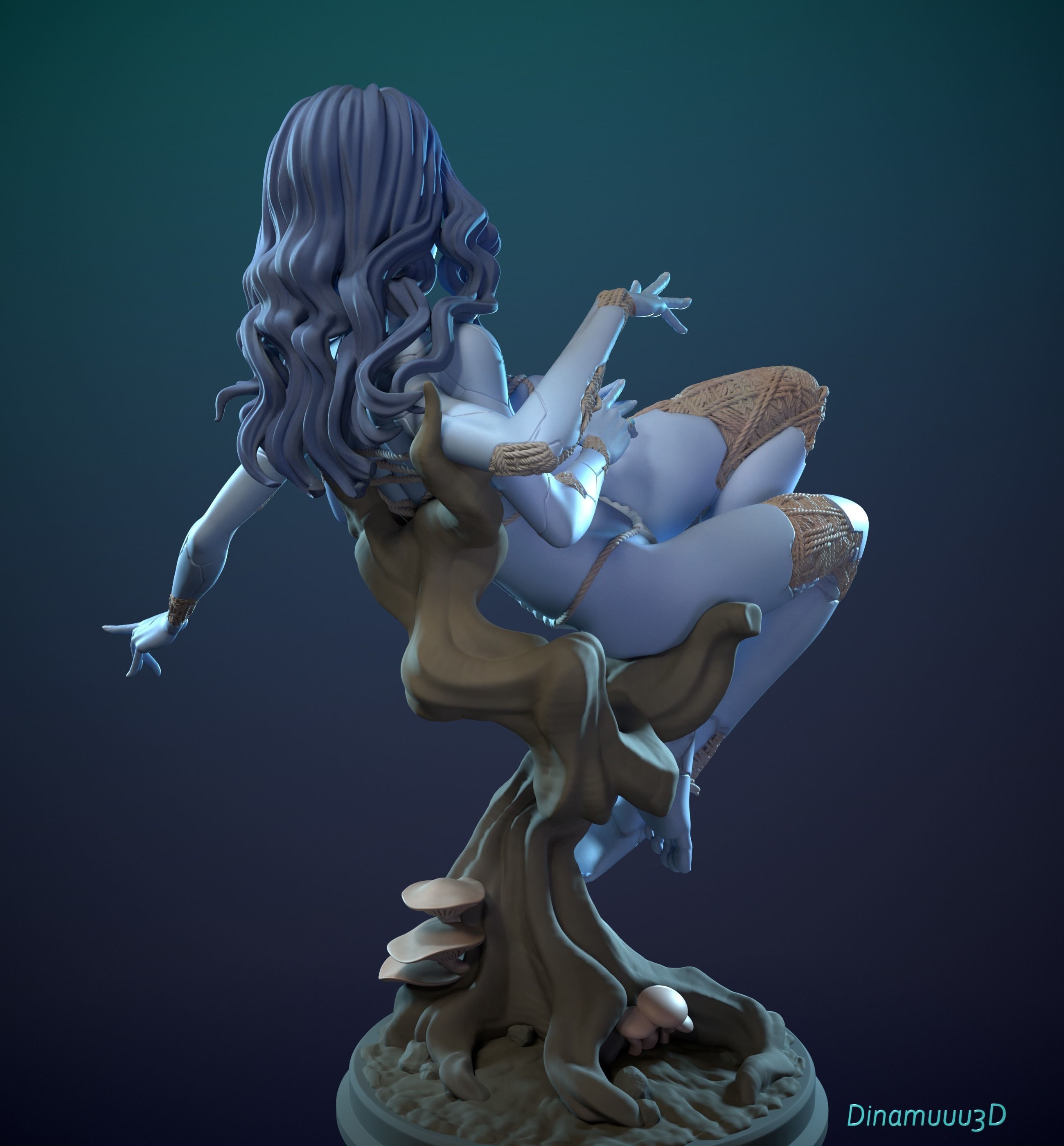 Ranni The Witch Elden Ring Multi Versions SFW NSFW STL 3D print model_9