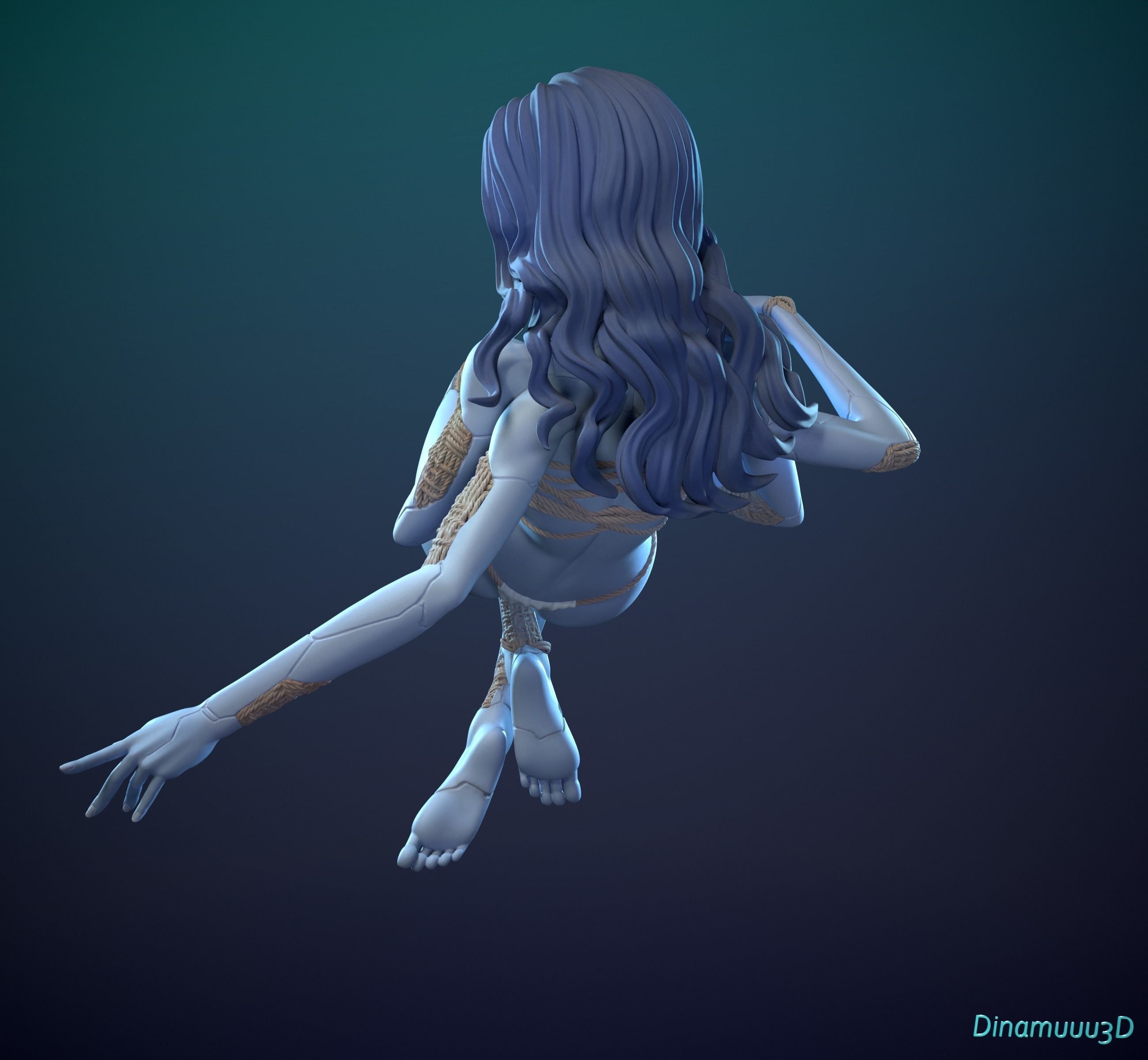 Ranni The Witch Elden Ring Multi Versions SFW NSFW STL 3D print model_10