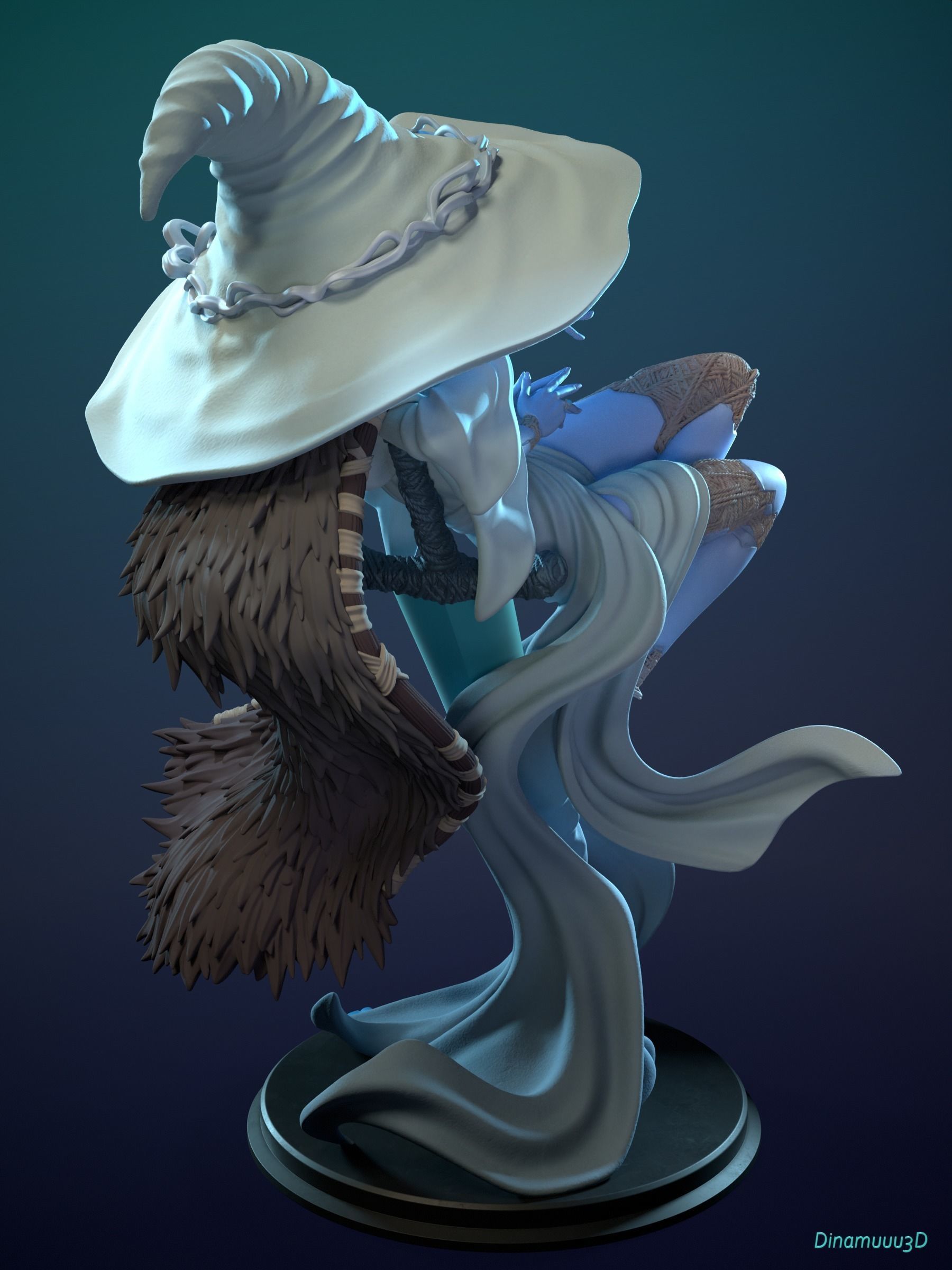 Ranni The Witch Elden Ring Multi Versions SFW NSFW STL 3D print model_5