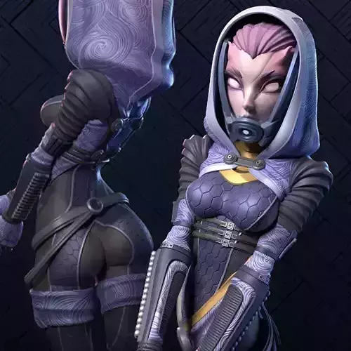 Talizorah Mass Effect Multi Versions SFW NSFW STL 3D print model