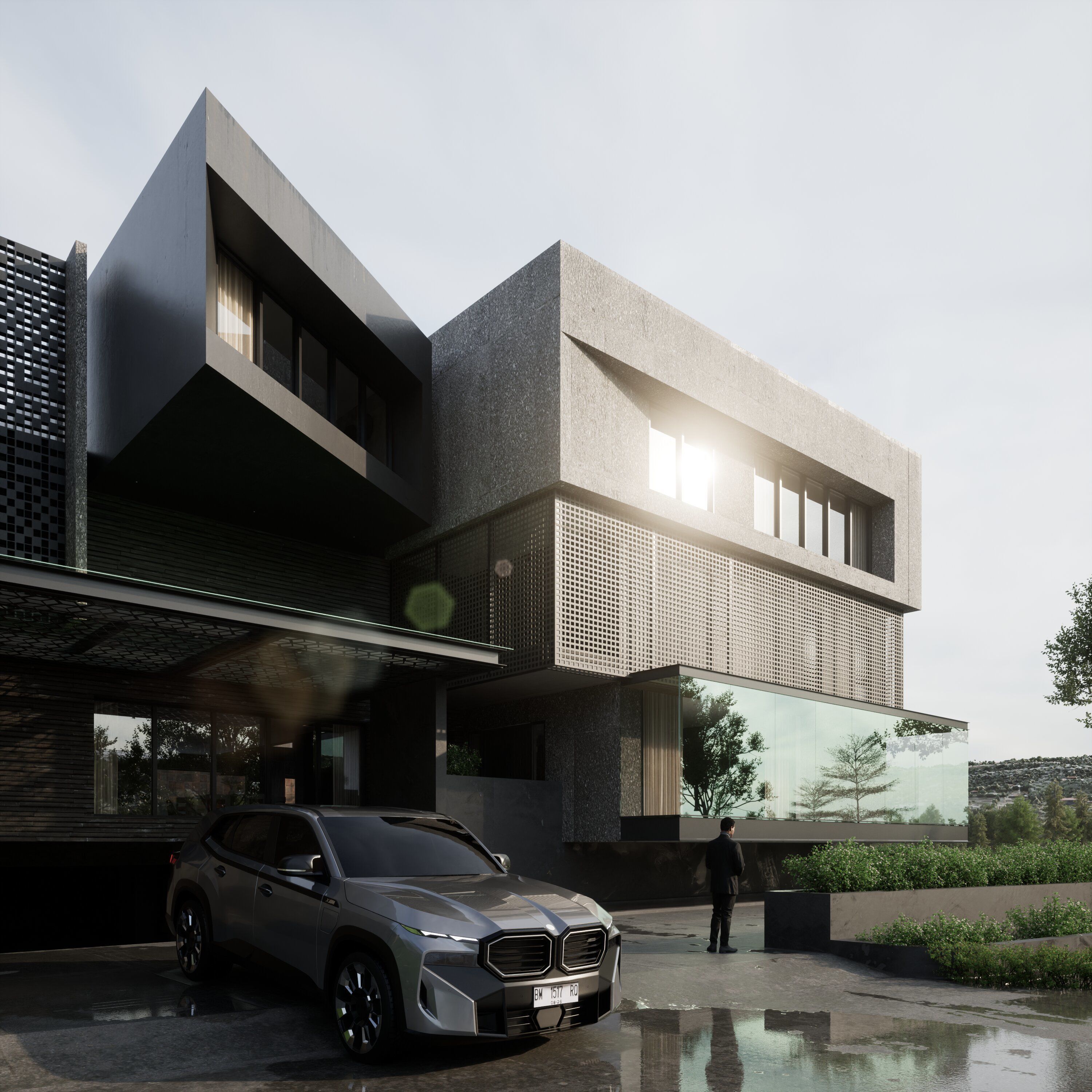Modern House Design - The Elegance 3D model_2