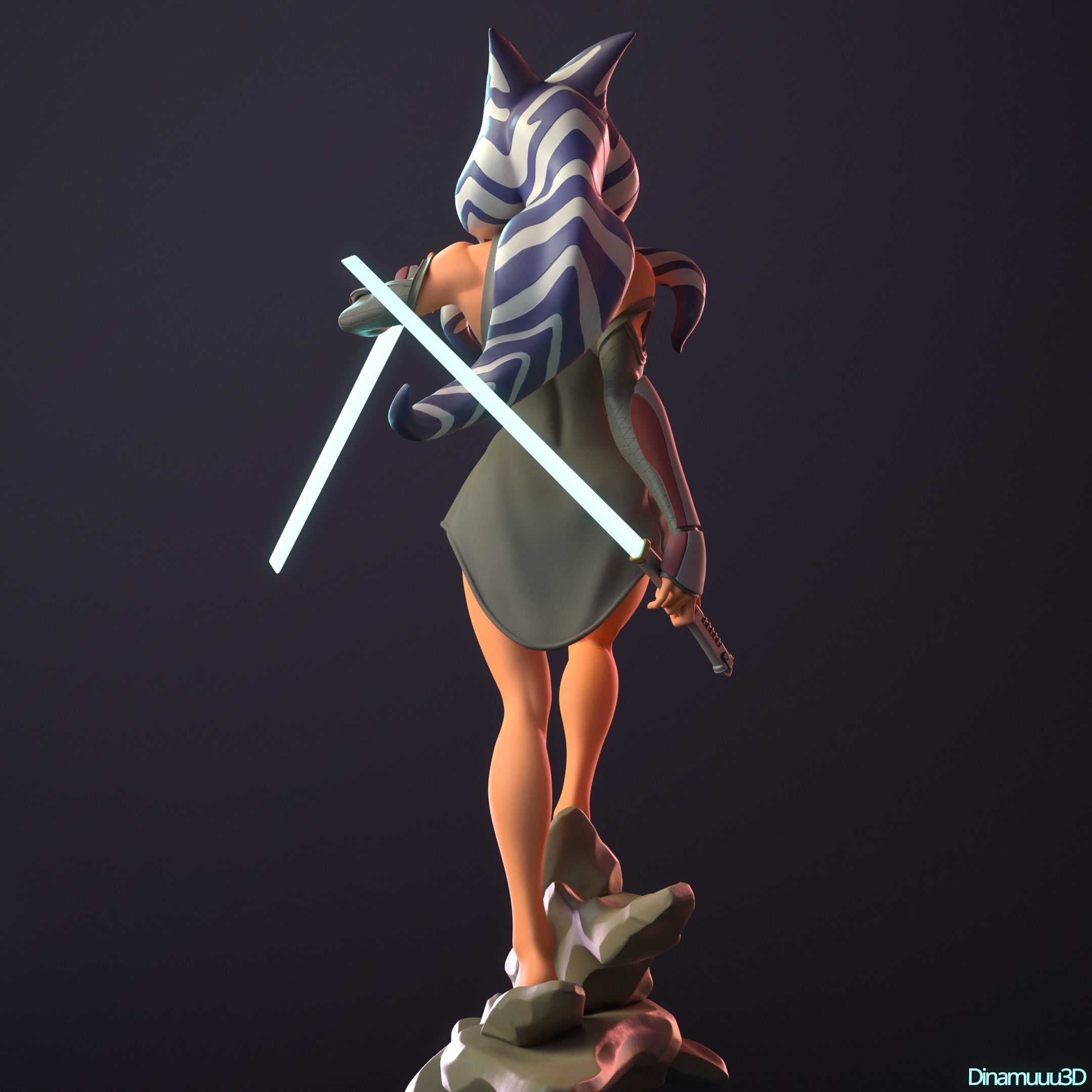 Ahsoka Tano Star Wars Multi Version SFW NSFW STL 3D print model_10