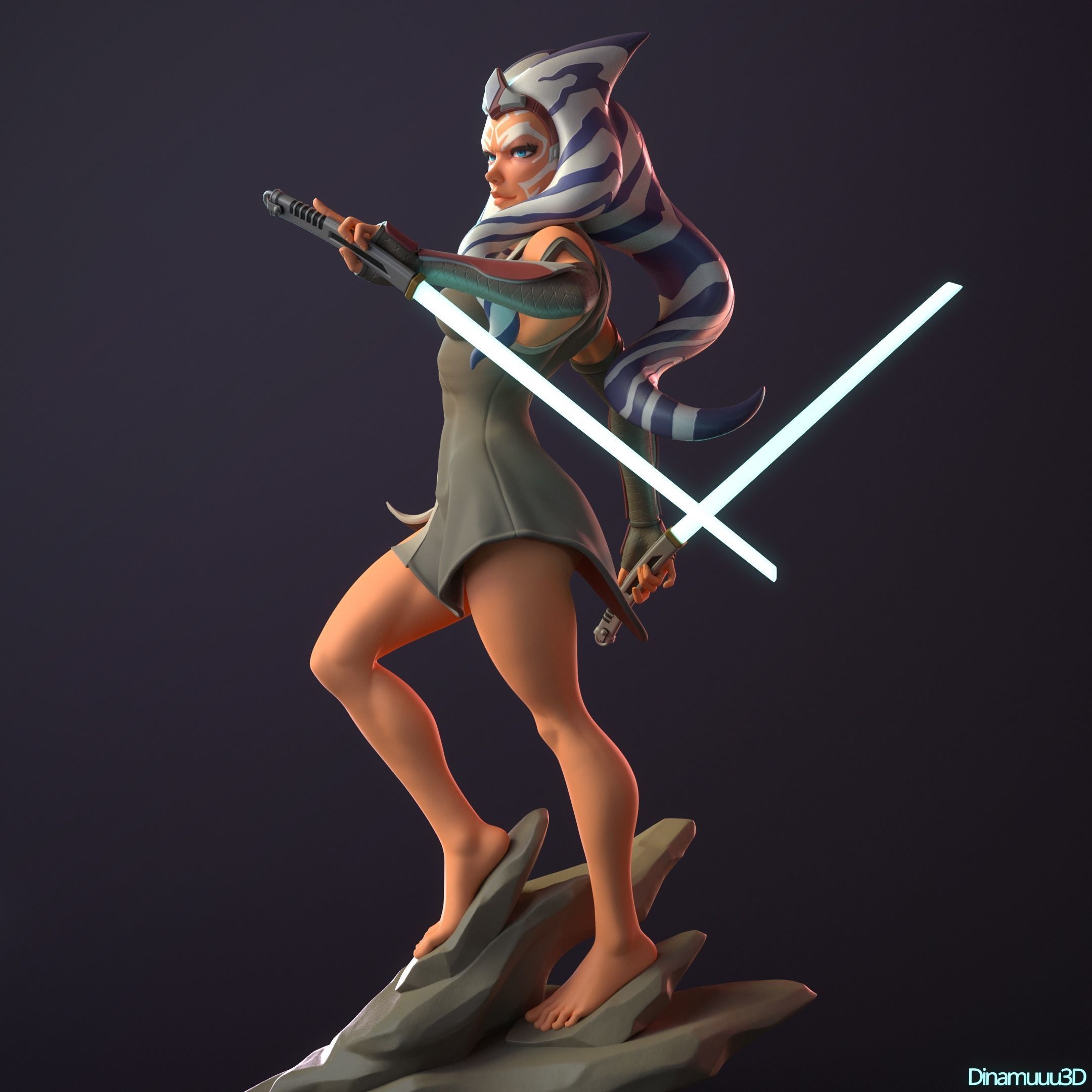 Ahsoka Tano Star Wars Multi Version SFW NSFW STL 3D print model_8