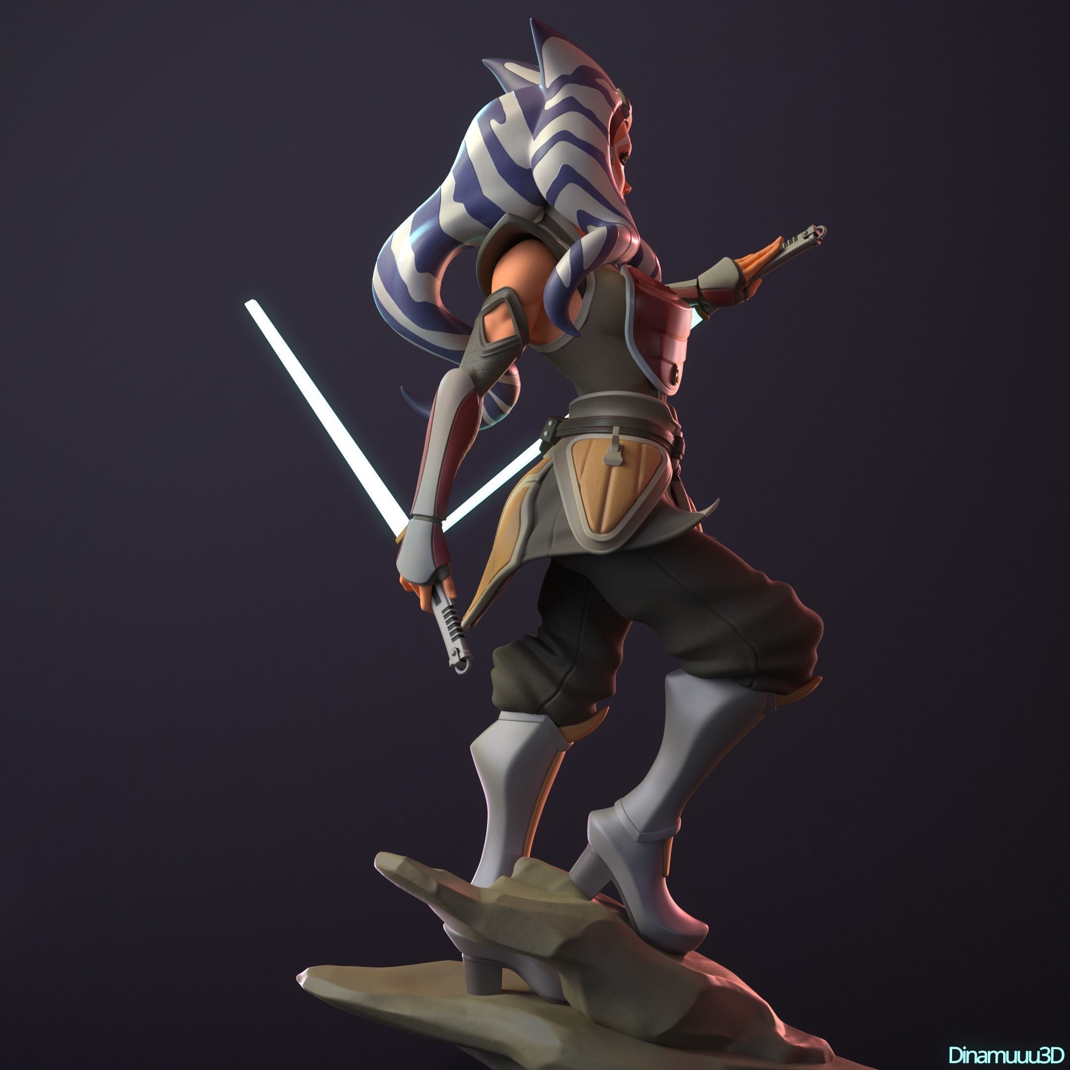 Ahsoka Tano Star Wars Multi Version SFW NSFW STL 3D print model_4