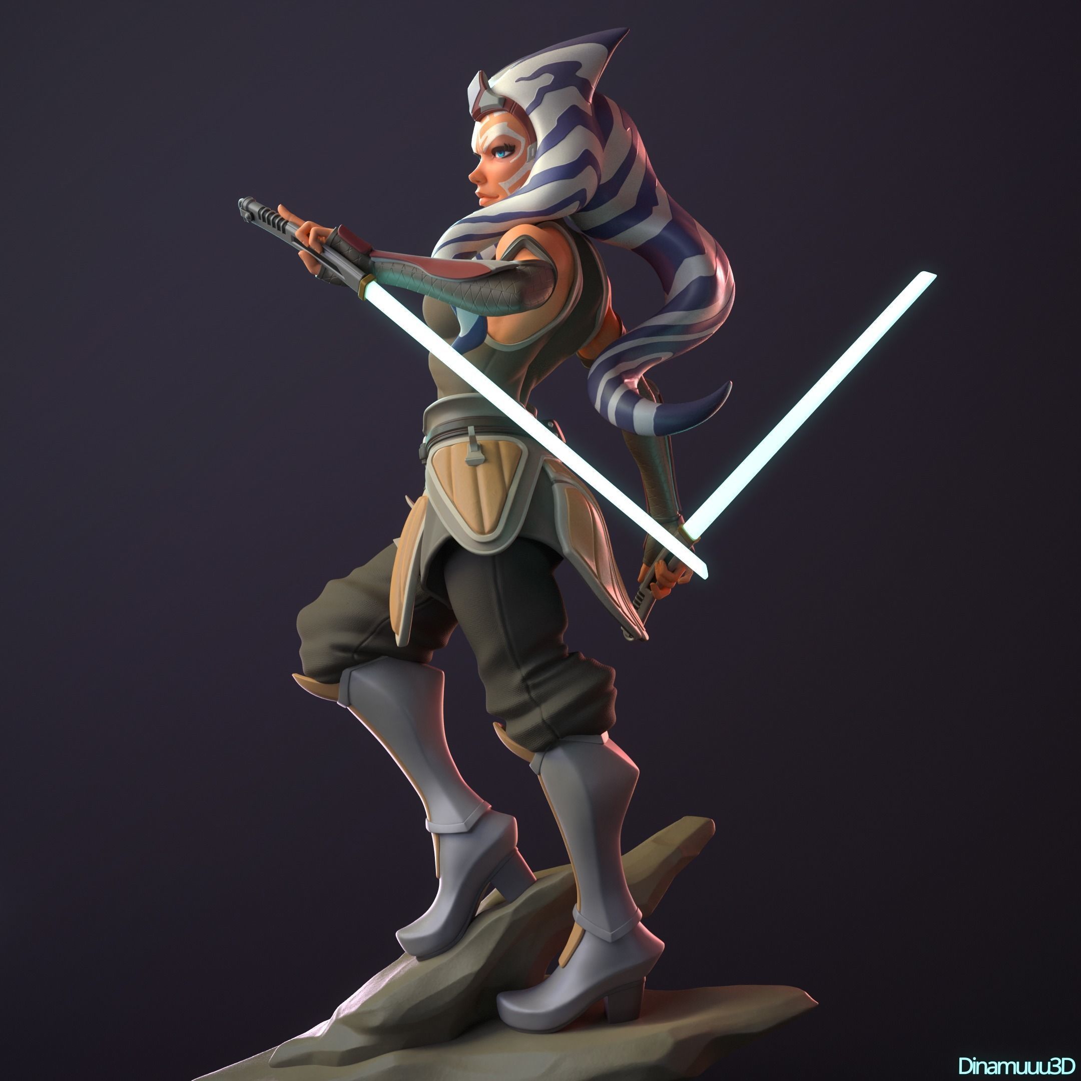 Ahsoka Tano Star Wars Multi Version SFW NSFW STL 3D print model_7