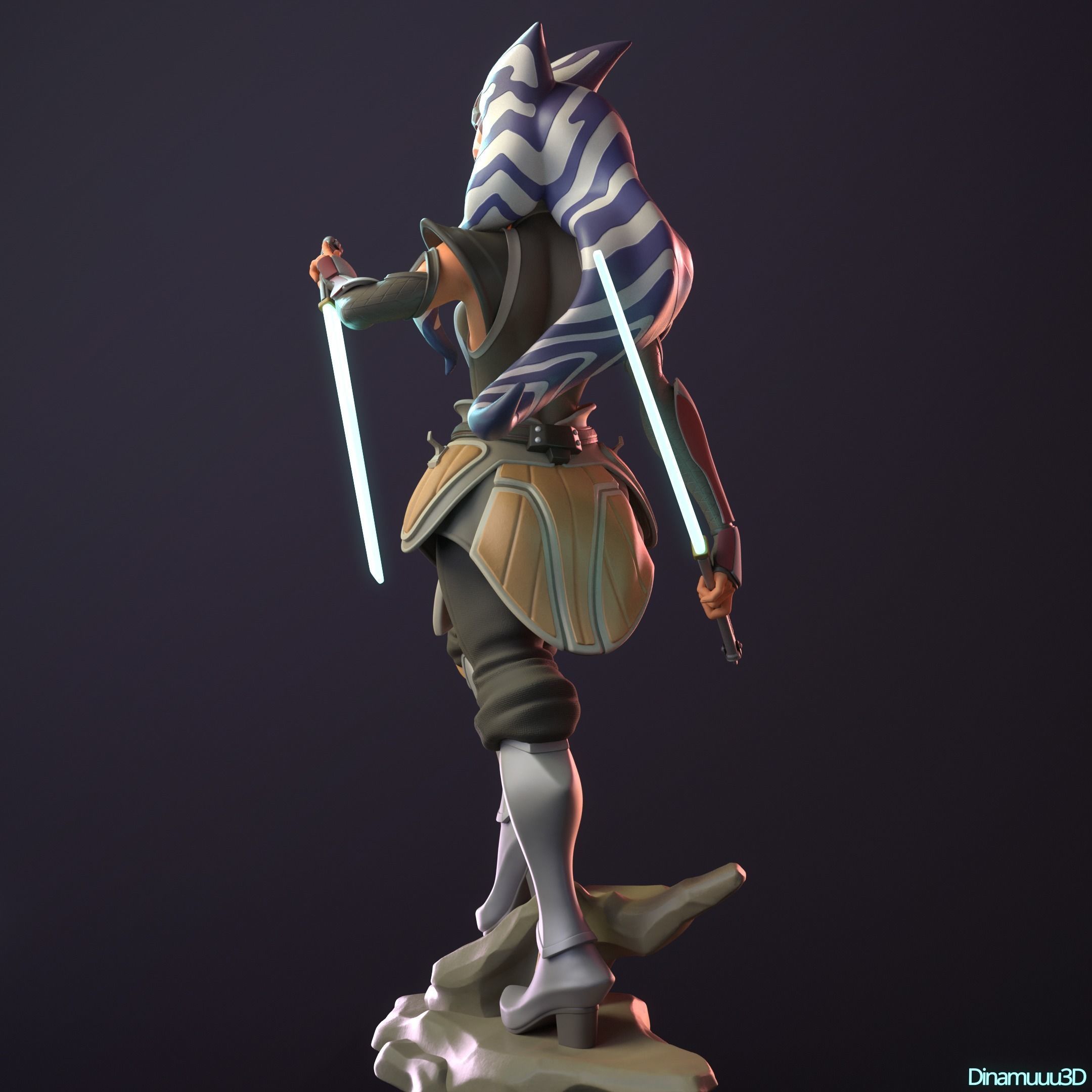 Ahsoka Tano Star Wars Multi Version SFW NSFW STL 3D print model_5