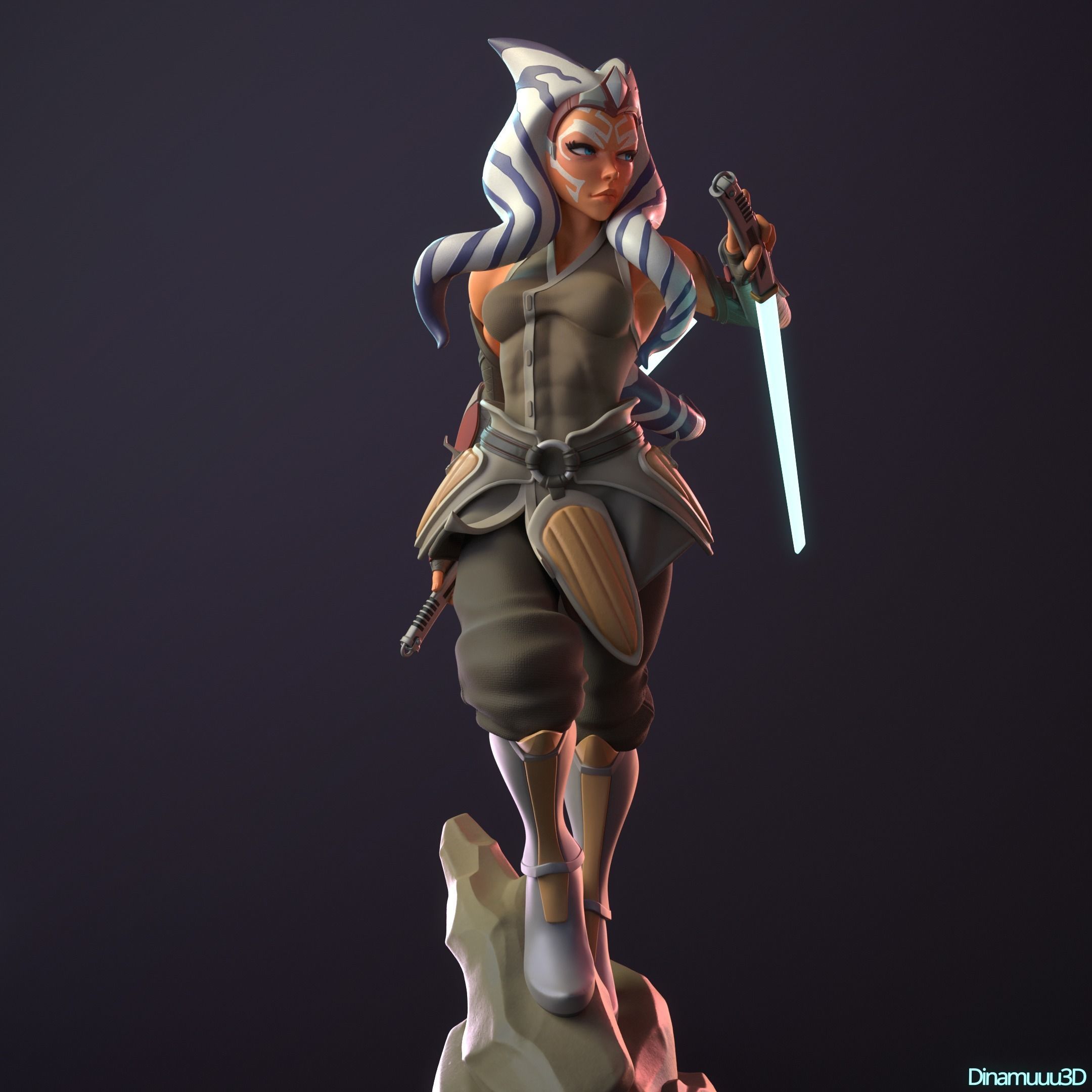 Ahsoka Tano Star Wars Multi Version SFW NSFW STL 3D print model_6
