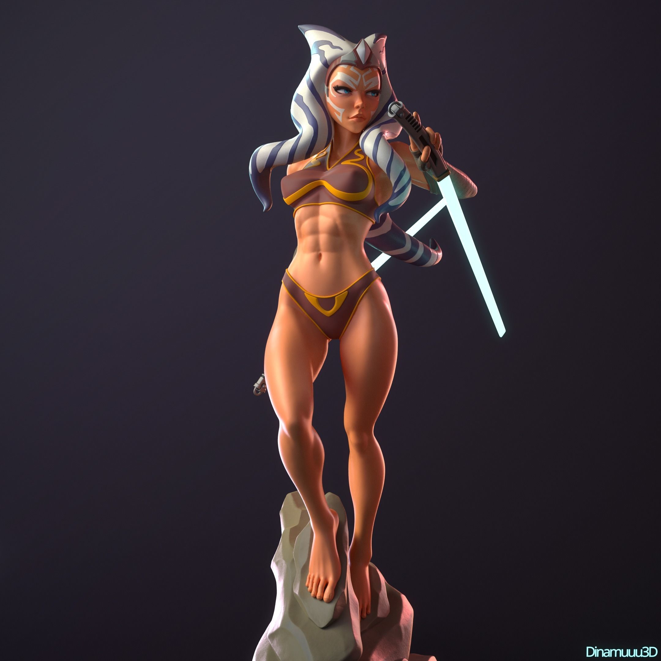 Ahsoka Tano Star Wars Multi Version SFW NSFW STL 3D print model_13