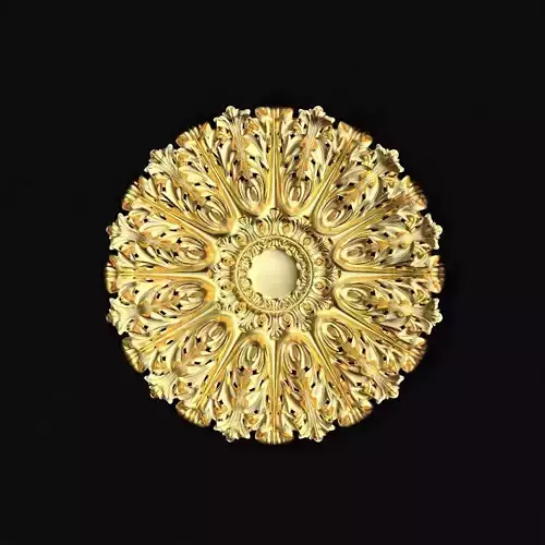 Central decor ornament for furniture