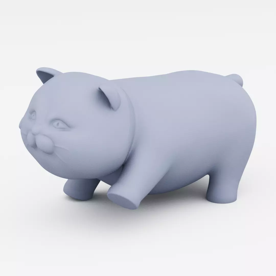 SHY CAT Free 3D print model