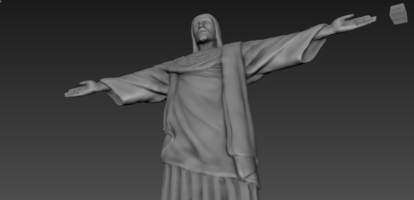 Cristo Redentor Christ the Redeemer - High-poly 3D model_1