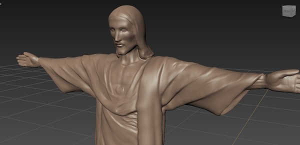 Cristo Redentor Christ the Redeemer - High-poly 3D model_4