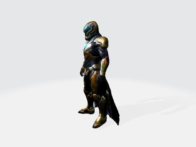 Cyber Sentinel - Futuristic Warrior 3D Model 3D model_2