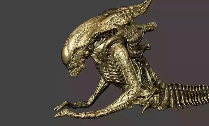 TITAN XENOMORPH QUEEN ALIEN ALIENS DARK DESCENT ULTRA DETAILED 3D print model