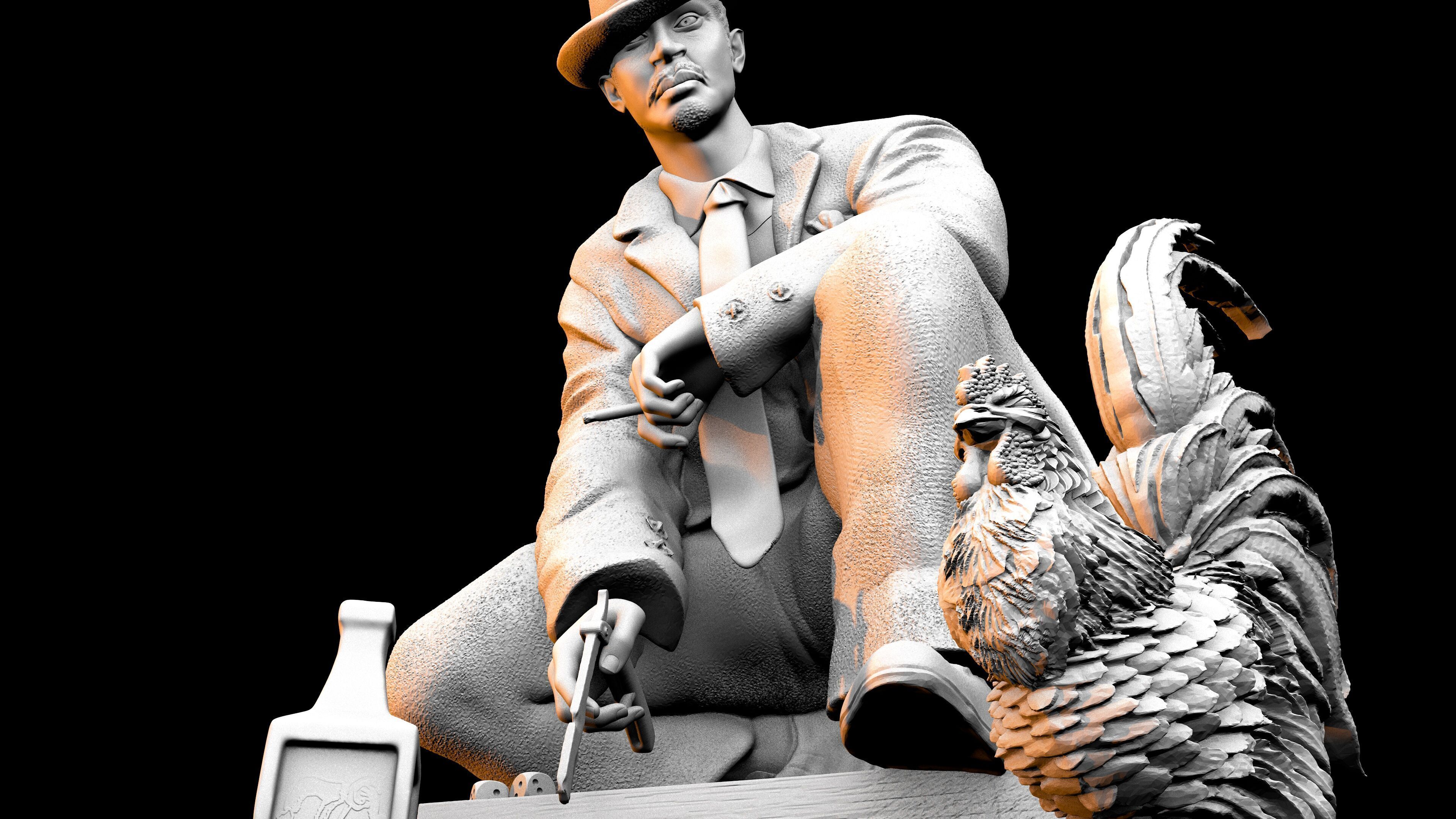 Ze Pilintra 3D print model_5