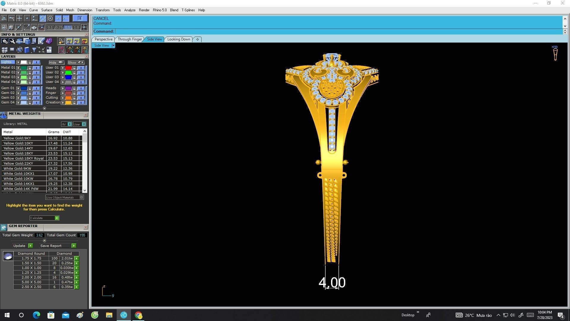 6362 luxury ultravision diamond bangle 3D print model_7