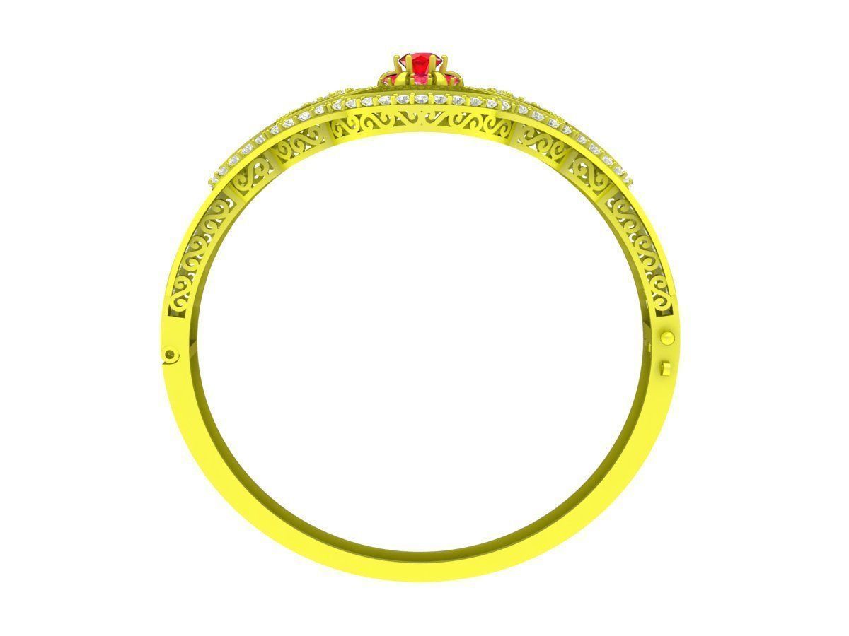 6362 luxury ultravision diamond bangle 3D print model_2
