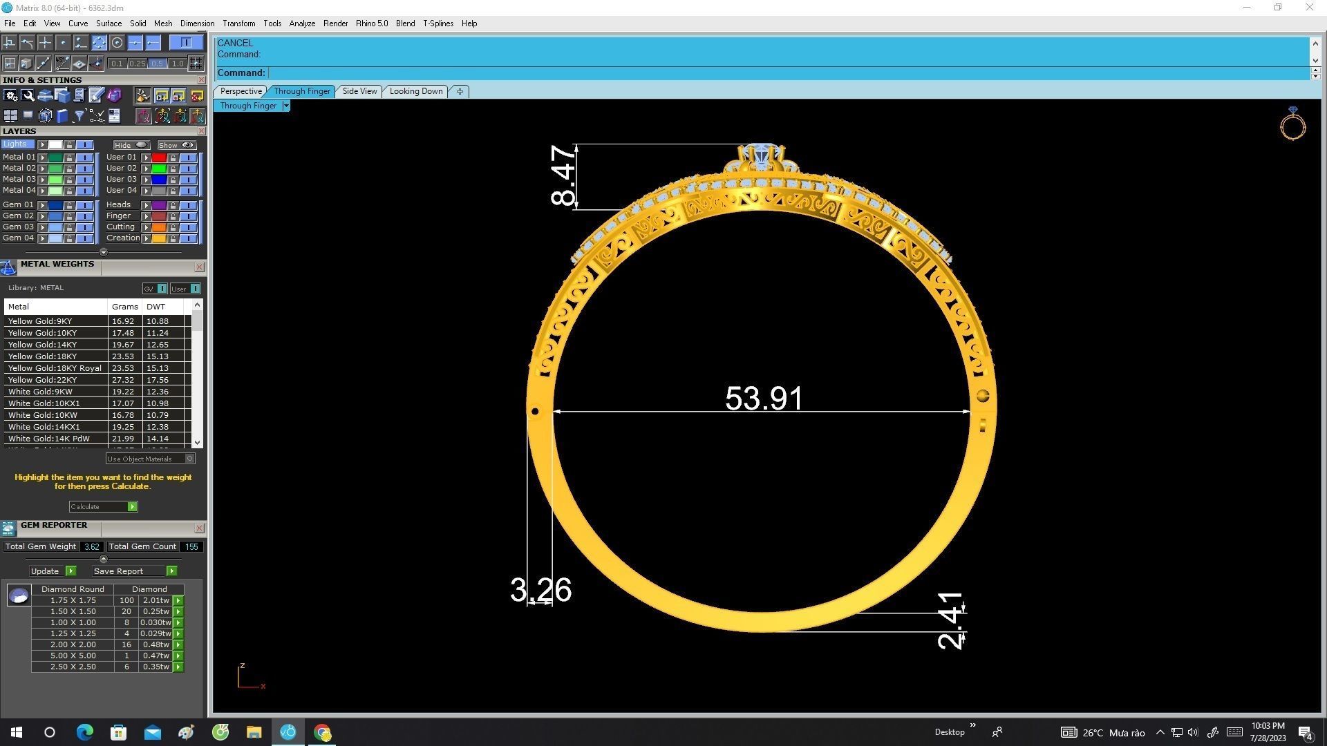 6362 luxury ultravision diamond bangle 3D print model_6