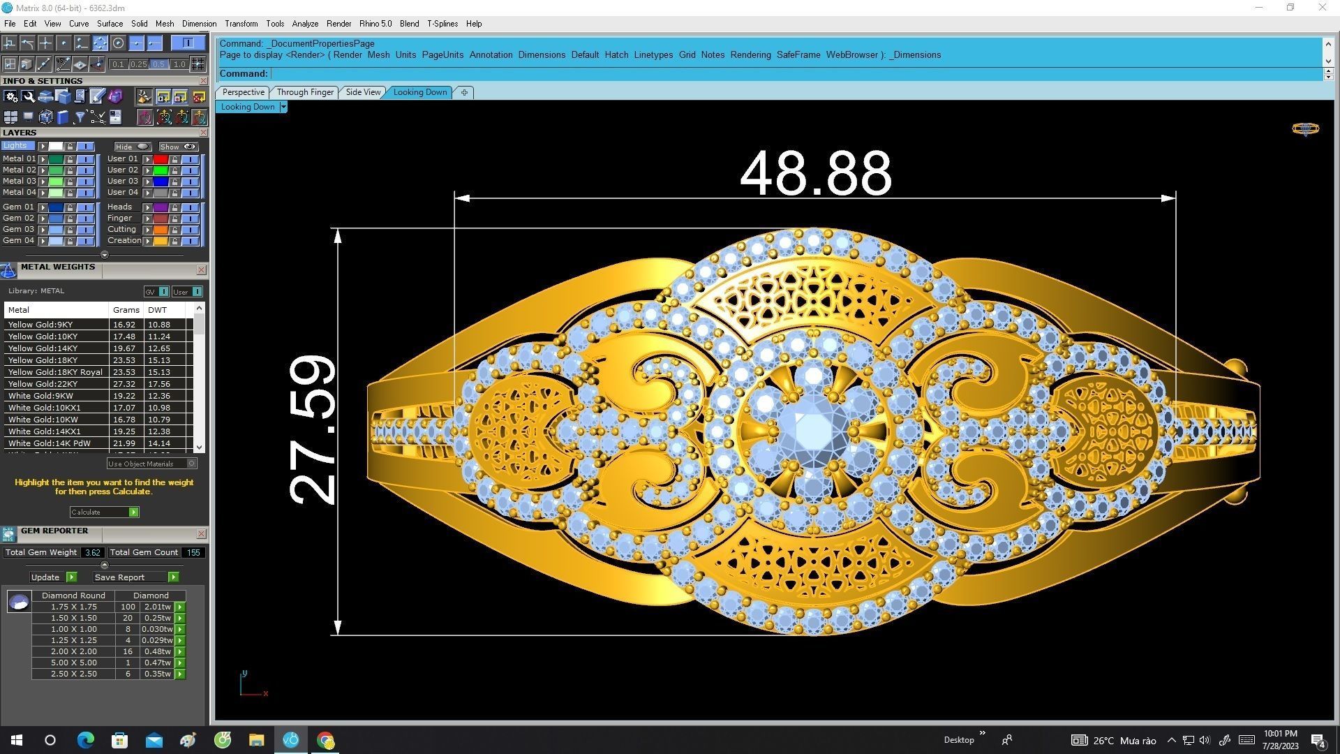 6362 luxury ultravision diamond bangle 3D print model_5