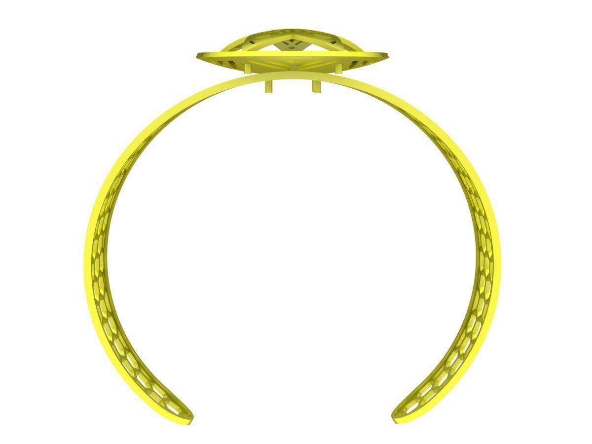 6370 vietnamese art gold bangle 3D print model_2