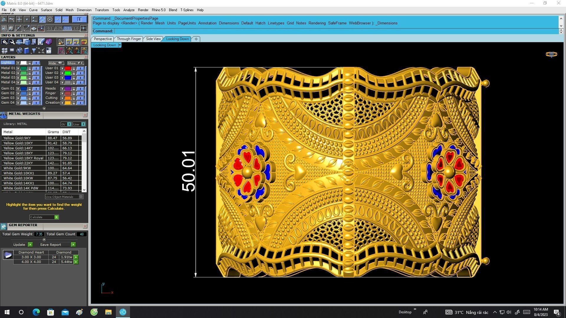 6471 luxury art women bangle 3D print model_5