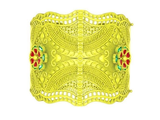 6471 luxury art women bangle 3D print model