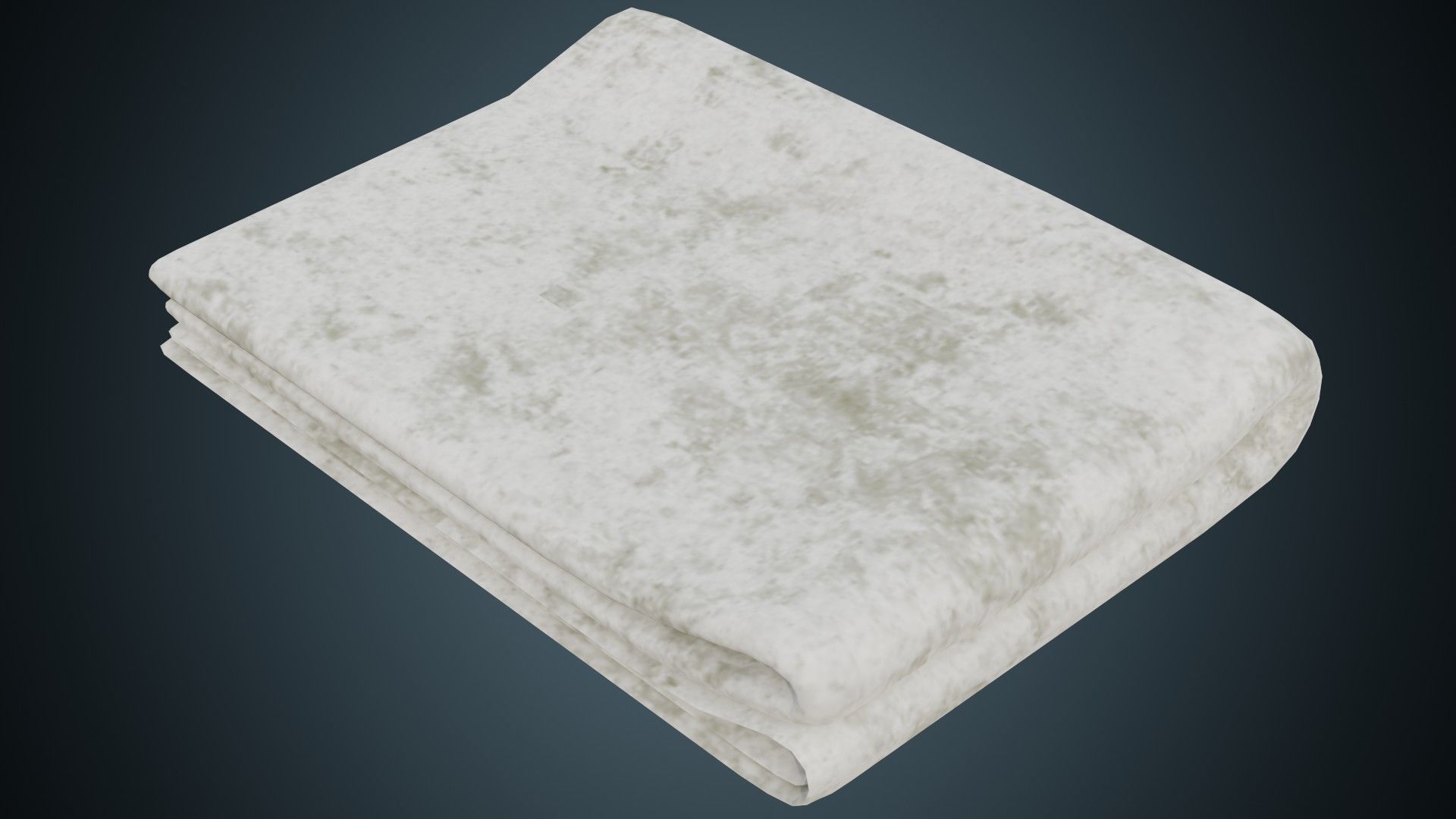 Blanket 1B Low-poly 3D model_3