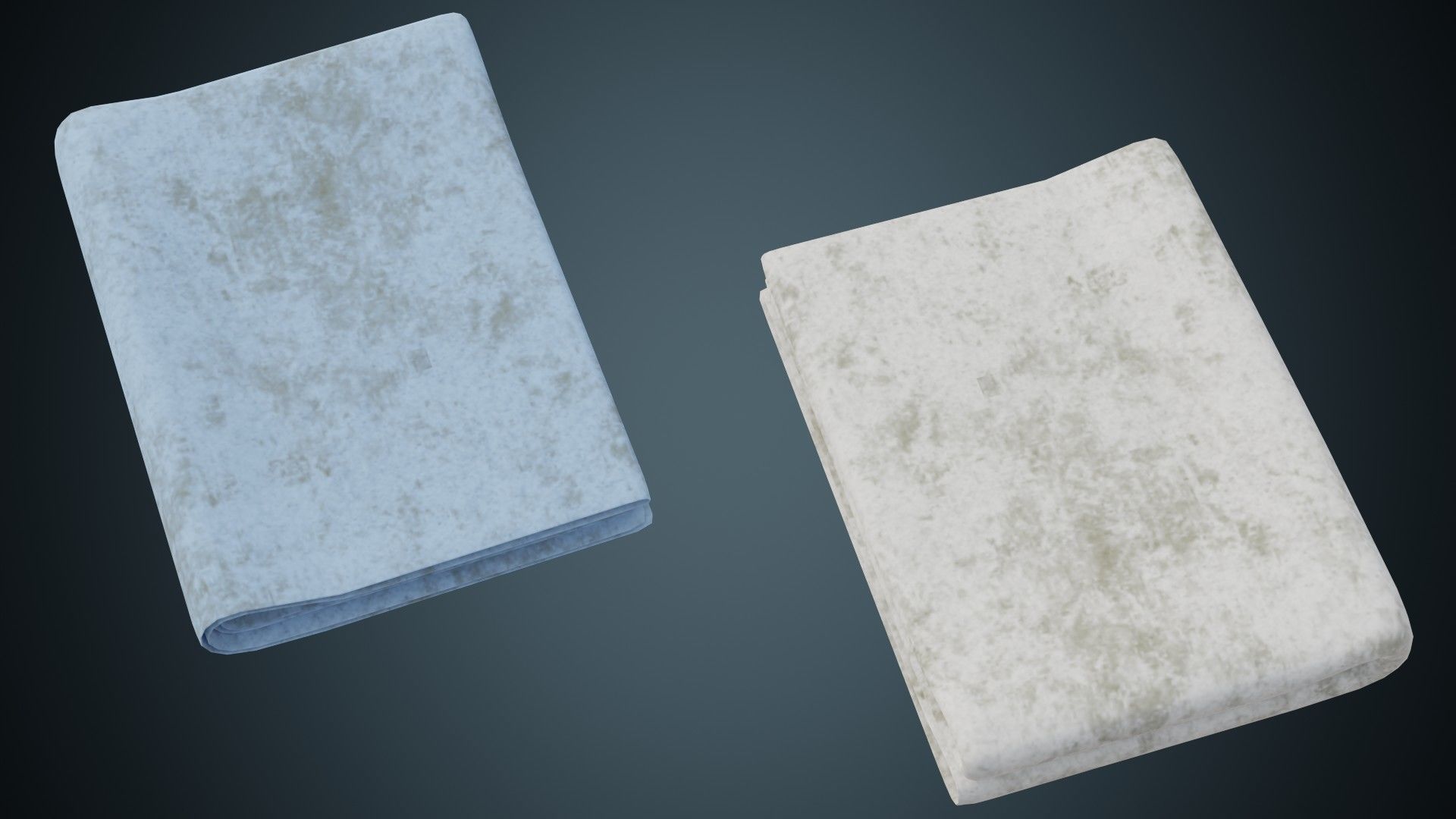 Blanket 1B Low-poly 3D model_1