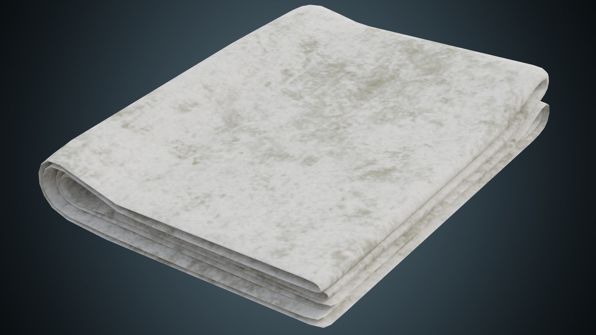 Blanket 1B Low-poly 3D model_4