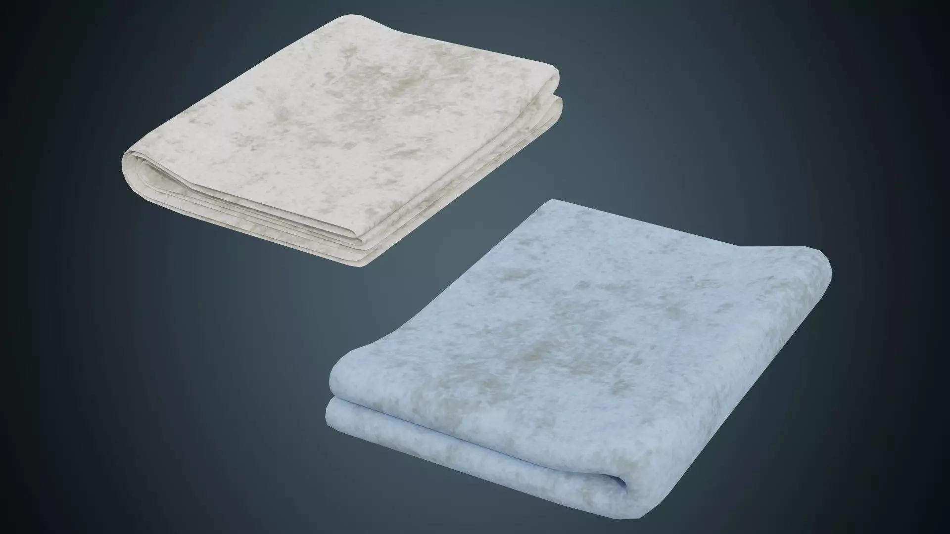 Blanket 1B Low-poly 3D model_0