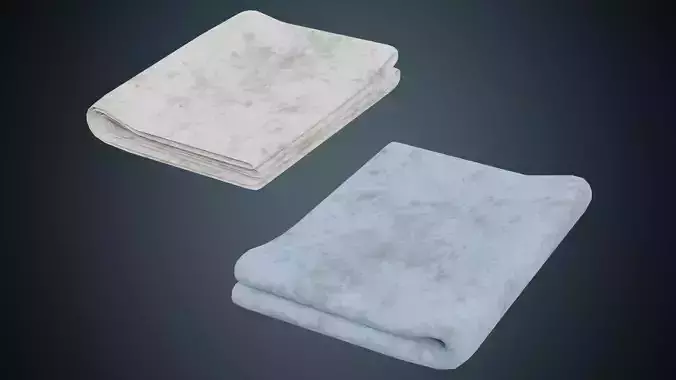 Blanket 1B Low-poly 3D model