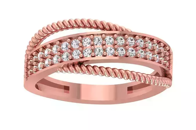 Women Engagement Split Shank Ring