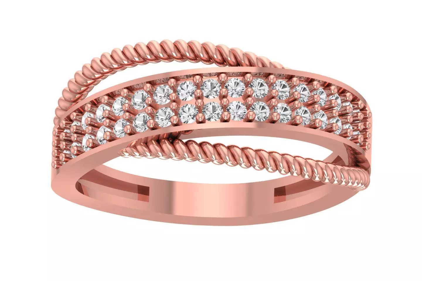 Women Engagement Split Shank Ring 3D print model