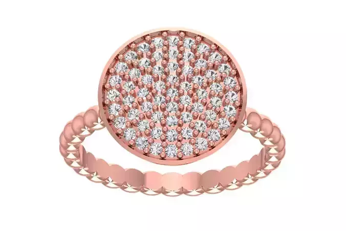 Women Engagement Bubble Band Ring