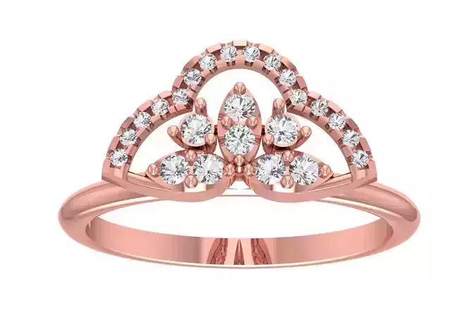 Women Engagement Kwin Crown Ring
