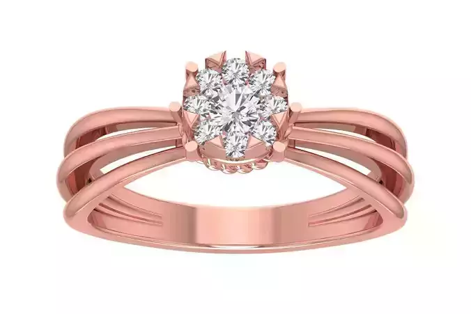 Women Halo Engagement Ring