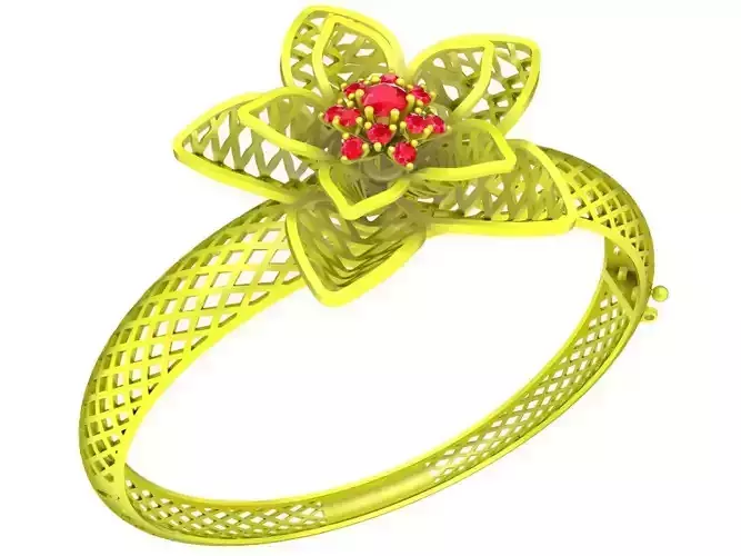6387 flower bangle 