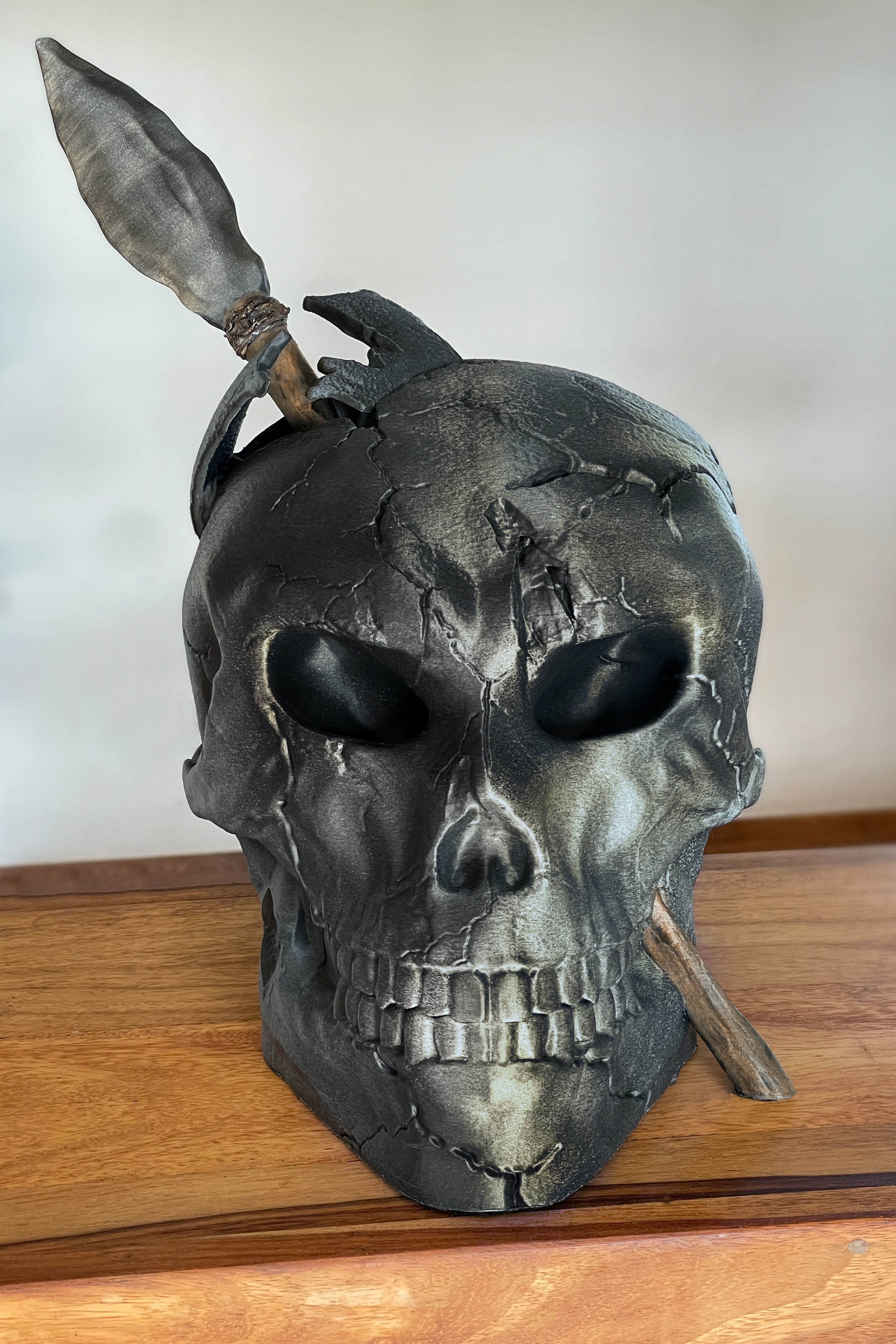 Prehistoric Skull 3D Print Model High-Polygon 3D print model_1