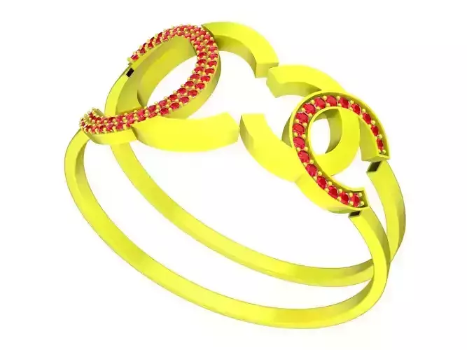 6389 korean art diamond bangle