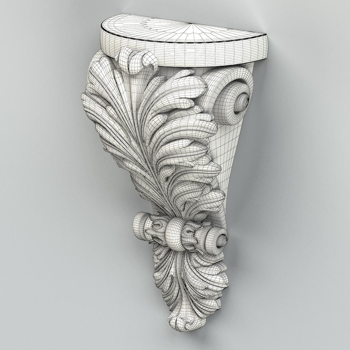 Corbel 007 3D model_6