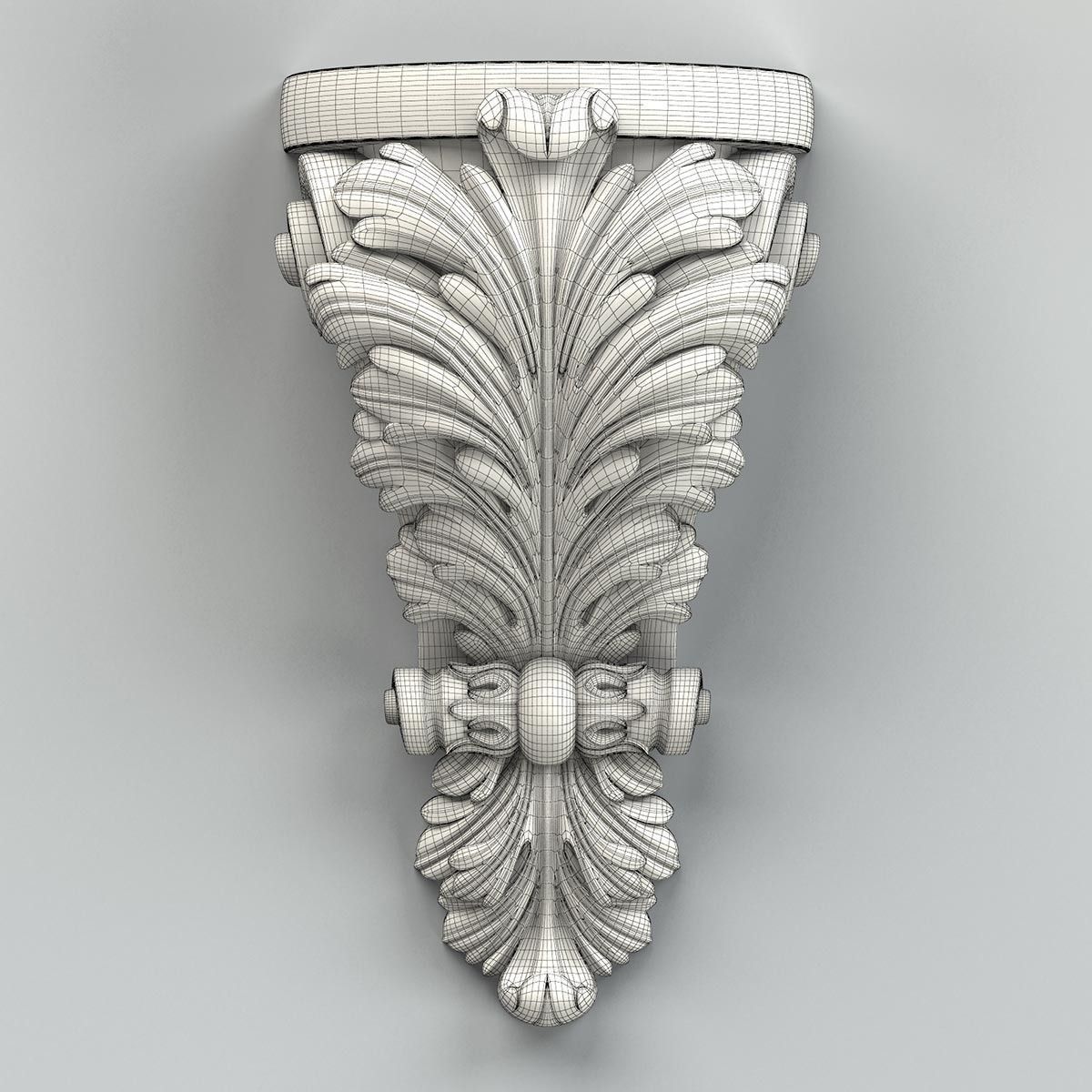 Corbel 007 3D model_5