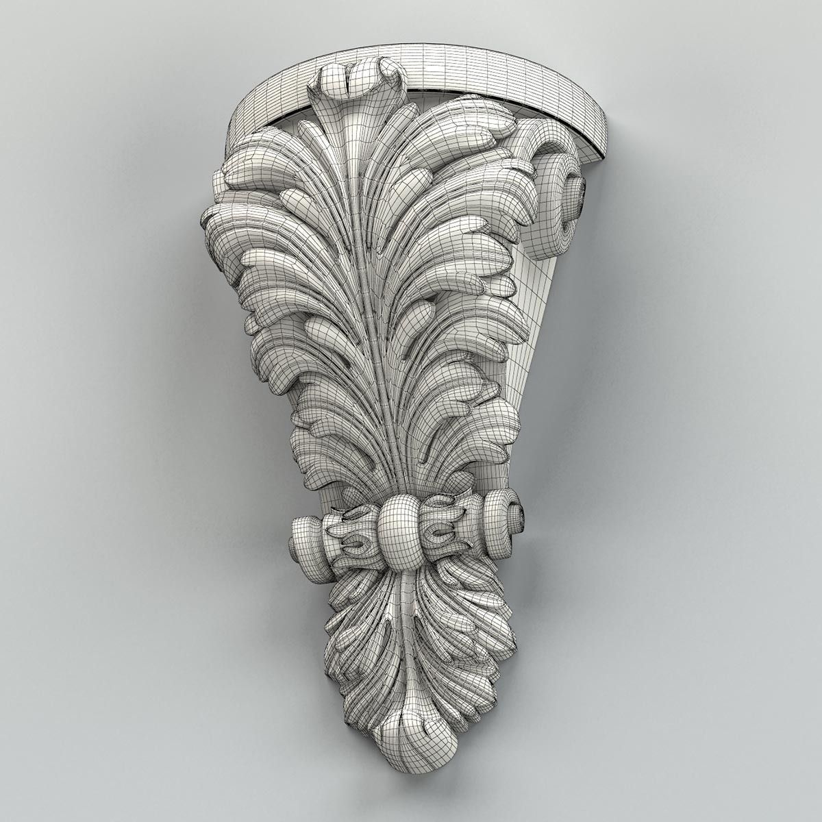 Corbel 007 3D model_7