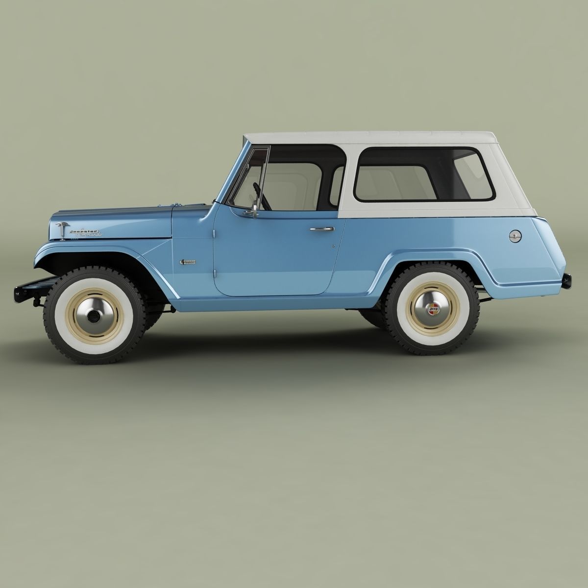 Jeepster Commando C101 3D model_1