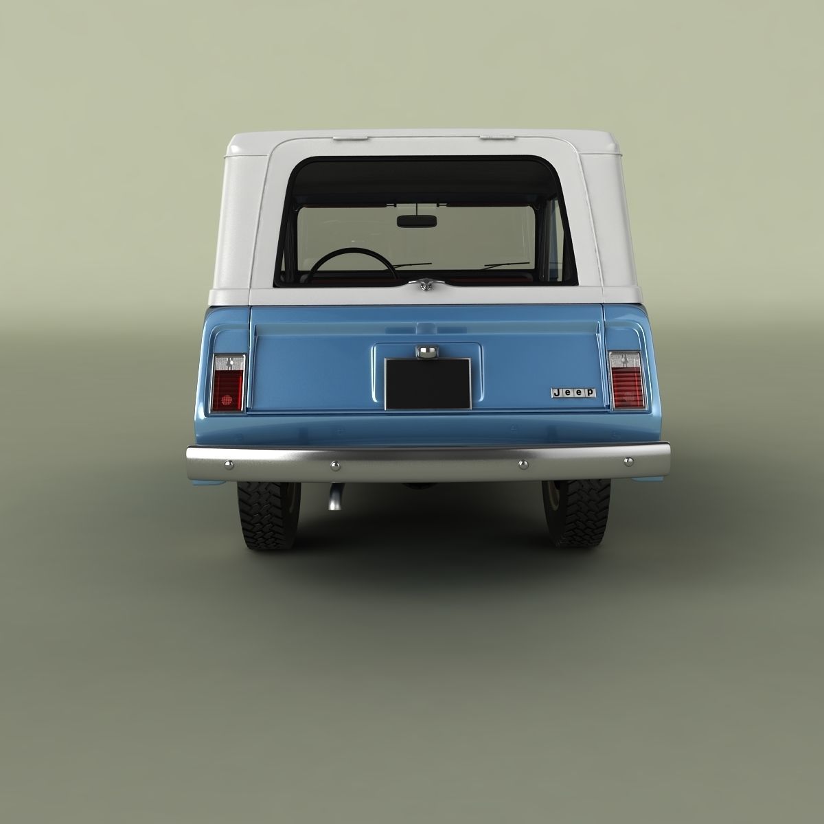 Jeepster Commando C101 3D model_3