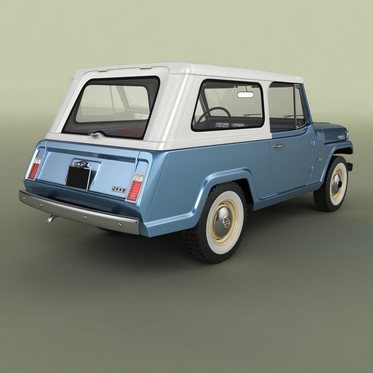 Jeepster Commando C101 3D model_2