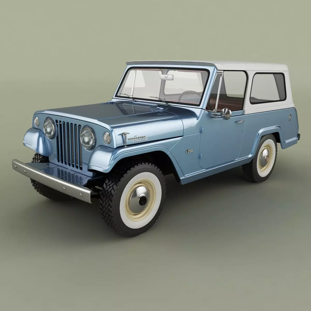 Jeepster Commando C101 3D model_0