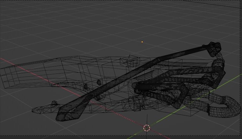 Crossbow v1 Low-poly 3D model_2