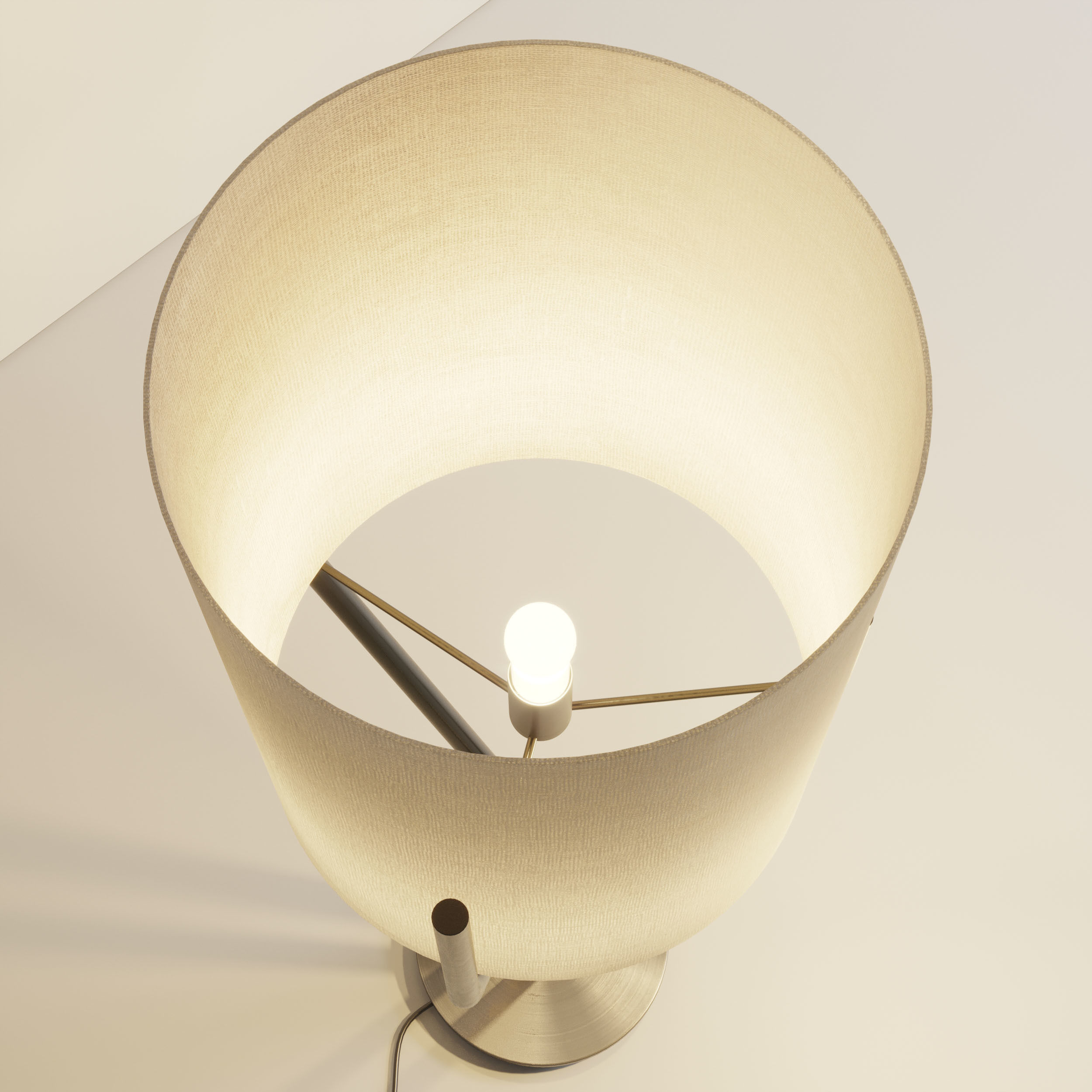 Arborescence Floor Lamp Low-poly 3D model_3