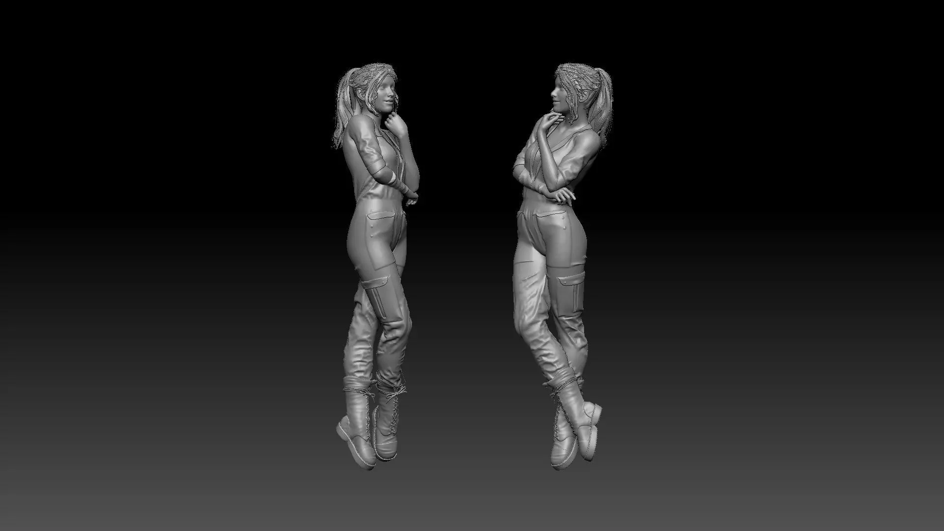 sexy girl 2 3D print model_0