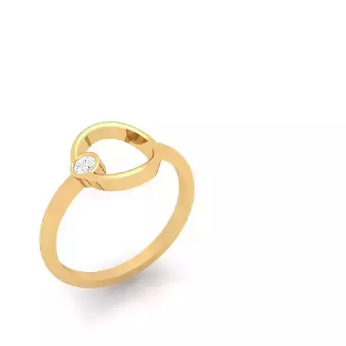 3D Fashion Ring Ready Printable Model